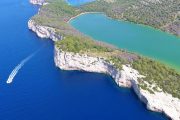 kornati and telašćica boat tour near salt lake mir