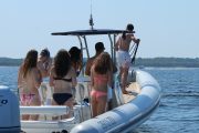 people on a group boat excursion to dugi otok