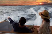 COUPLE SUNSET champagne sunset cruise zadar archipelago