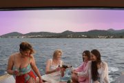 Girls champagne sunset cruise zadar archipelago