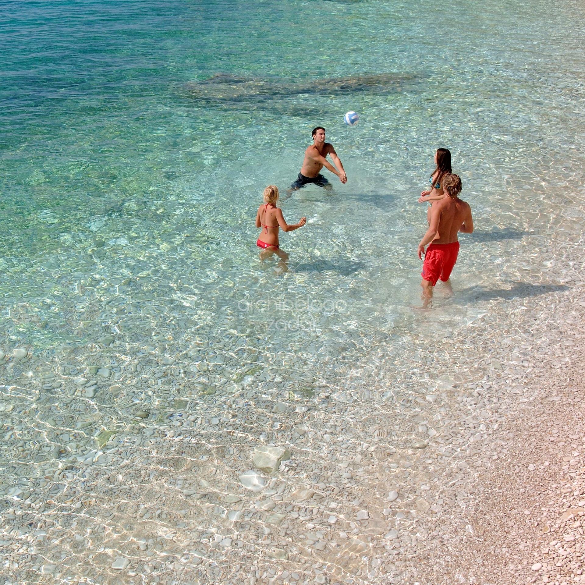 BEACH SPORTS ON MOLAT ISLAND molat and ugljan boat tour
