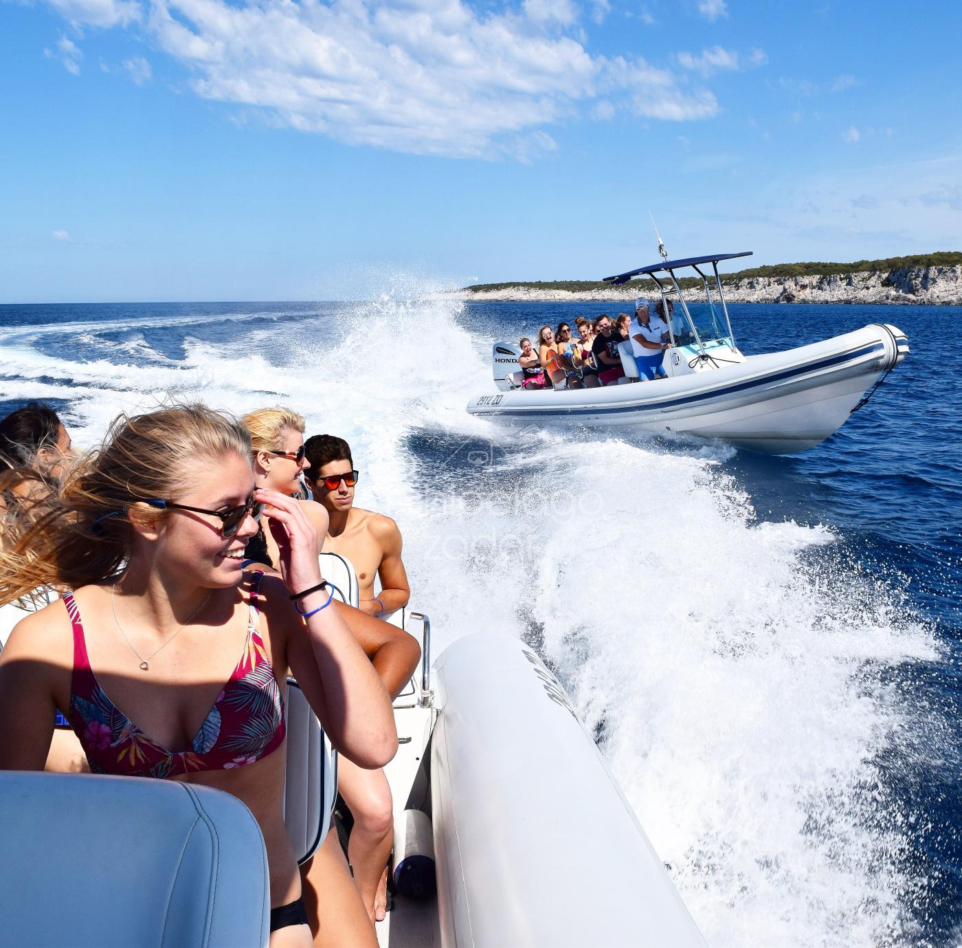 People on a Boat Tour in Zadar