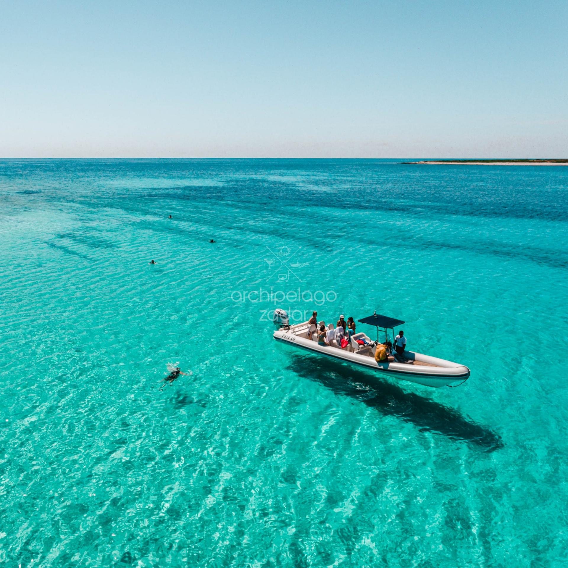 people in stunning bay speedboat trip