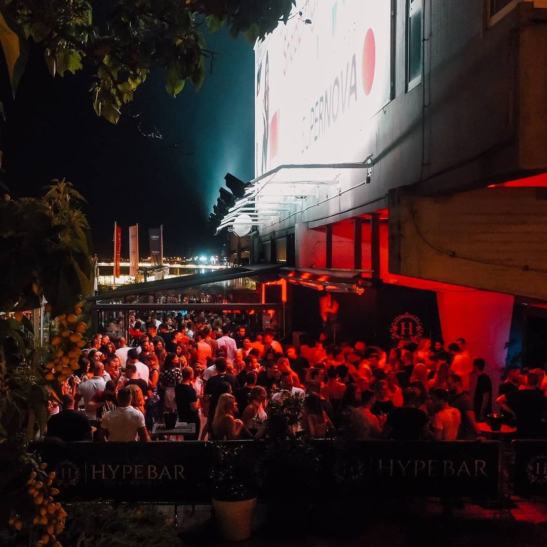 nightlife in Zadr hype bar