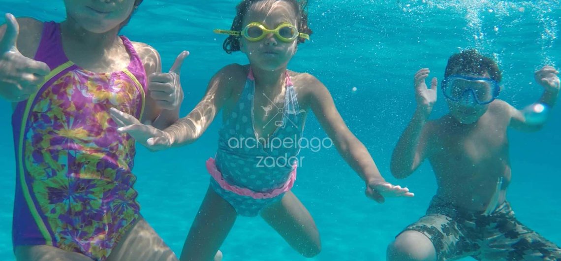 kids on a zadar archipelago boat tours for families