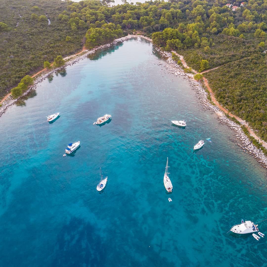 muline bay ugljan island boat tour
