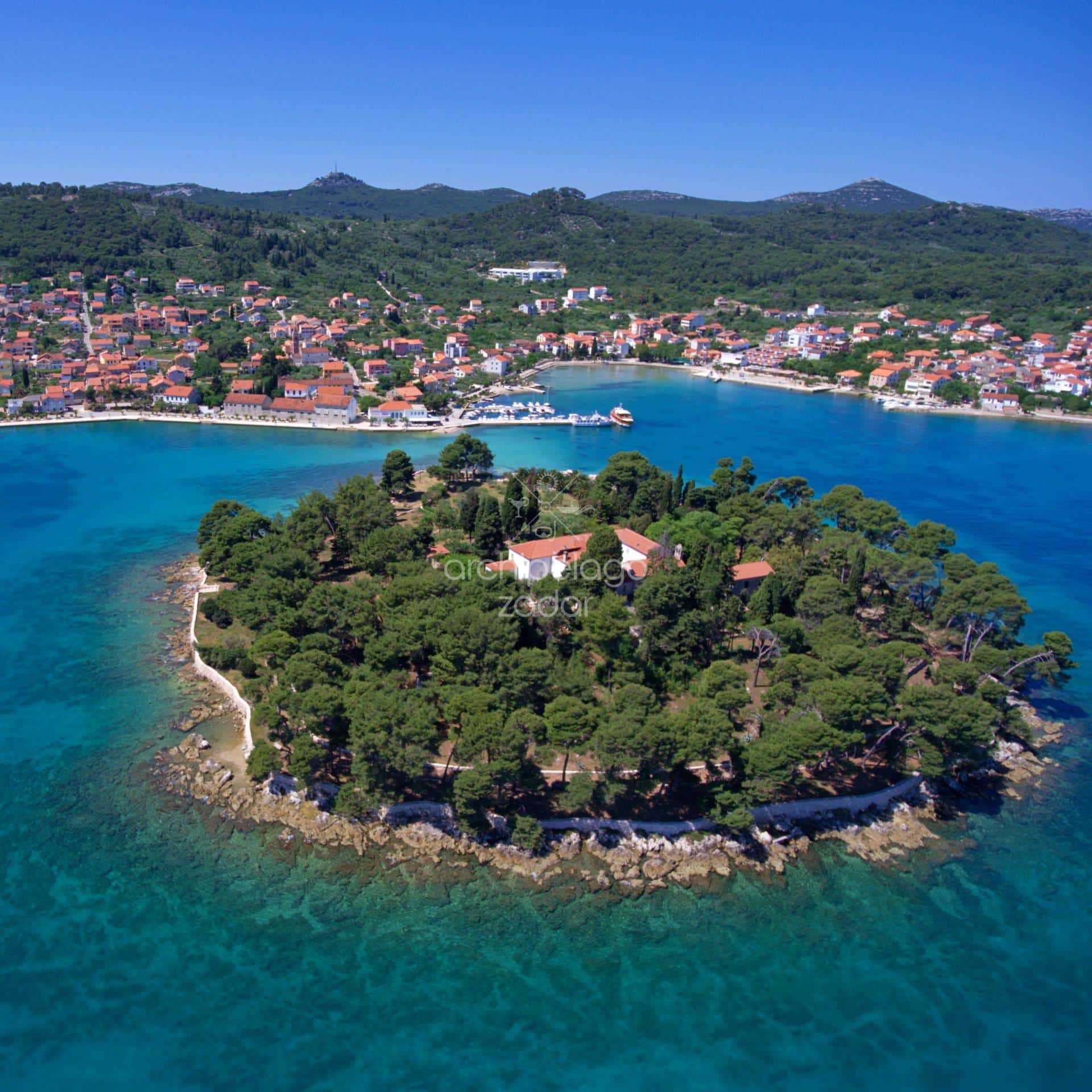 skojic island galevac and preko village molat and ugljan island boat tour