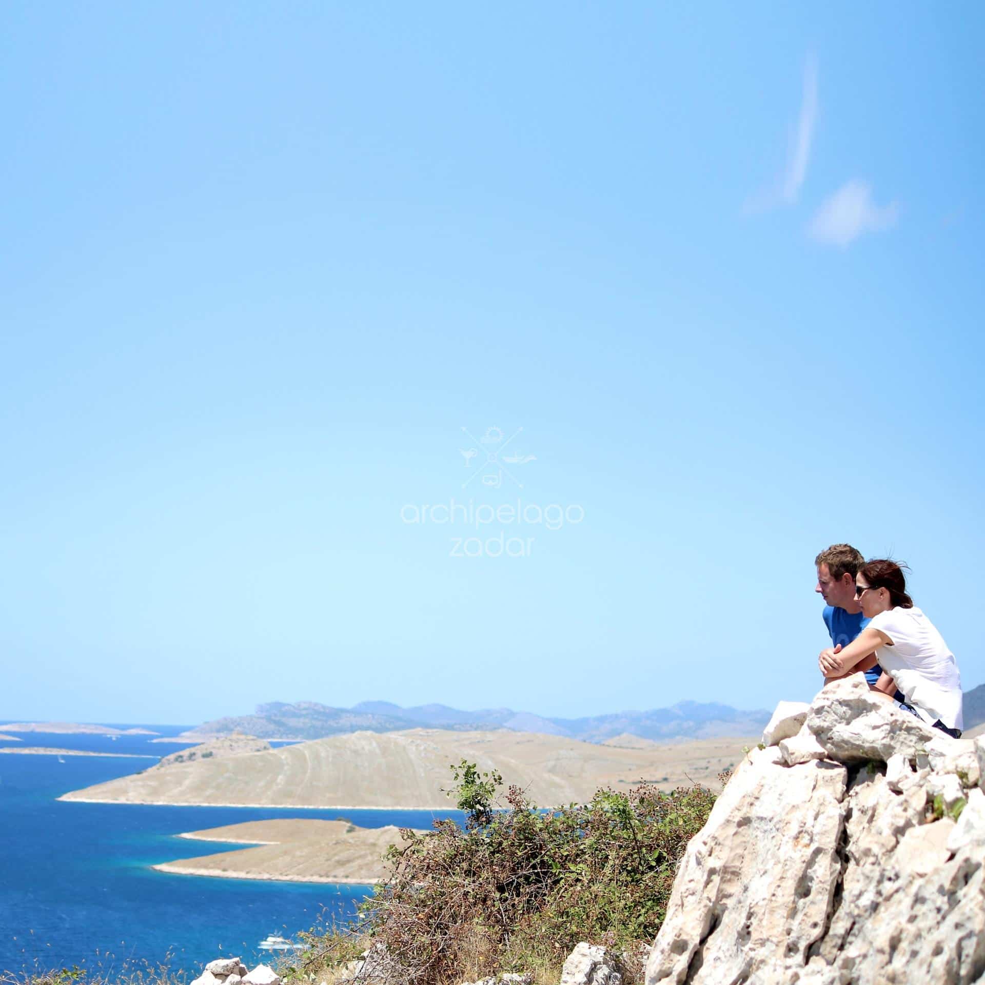 Zadar archipelago view point on kornati