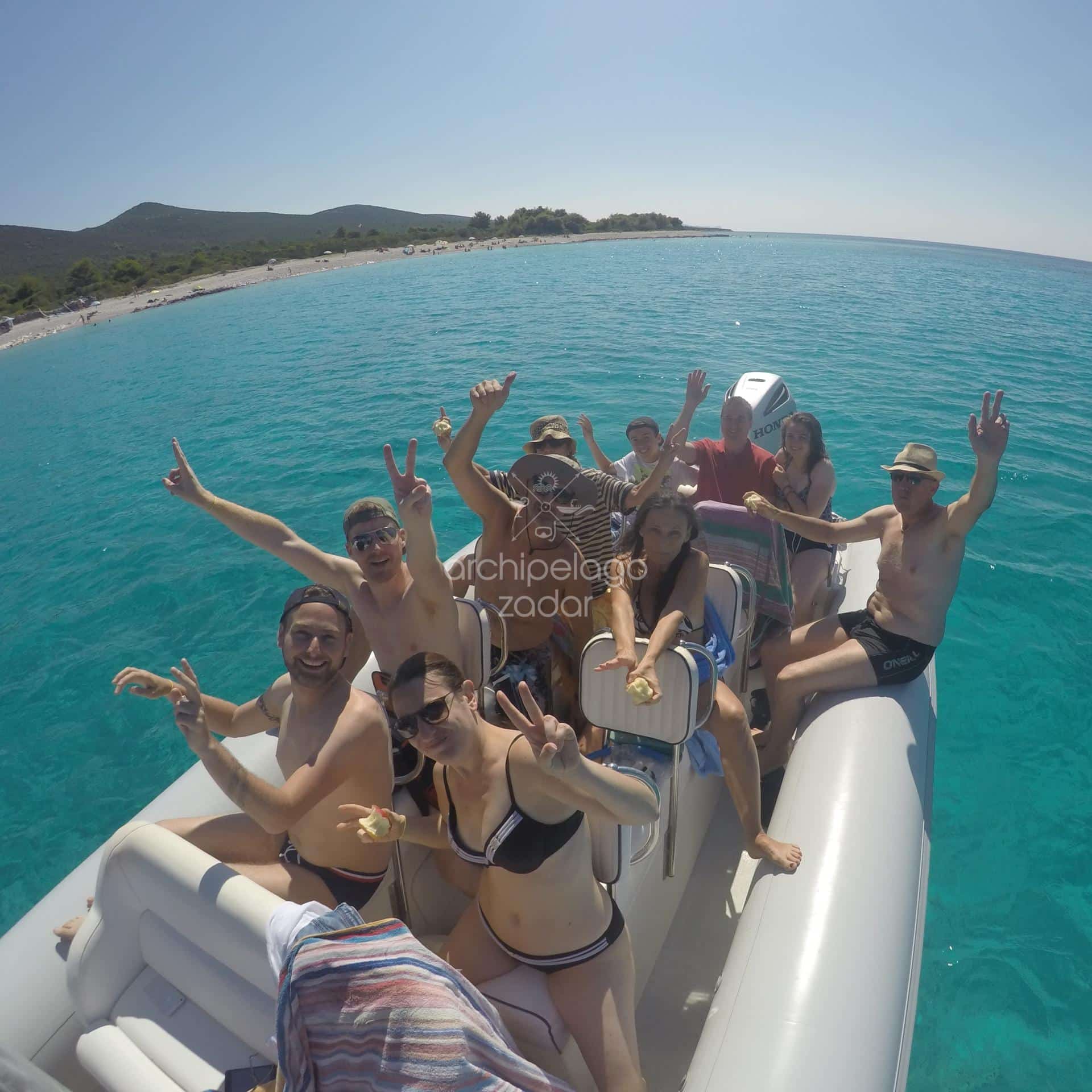 team building in Zadar sakarun beach